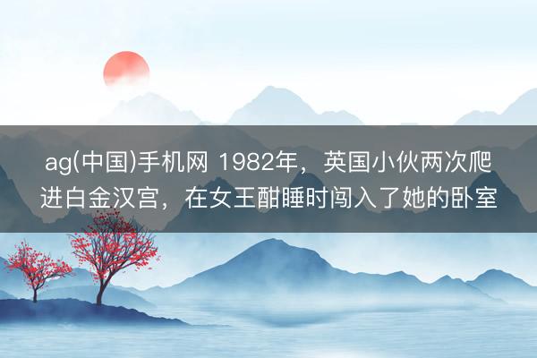 ag(中国)手机网 1982年，英国小伙两次爬进白金汉宫，在女王酣睡时闯入了她的卧室