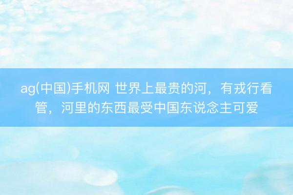 ag(中国)手机网 世界上最贵的河，有戎行看管，河里的东西最受中国东说念主可爱
